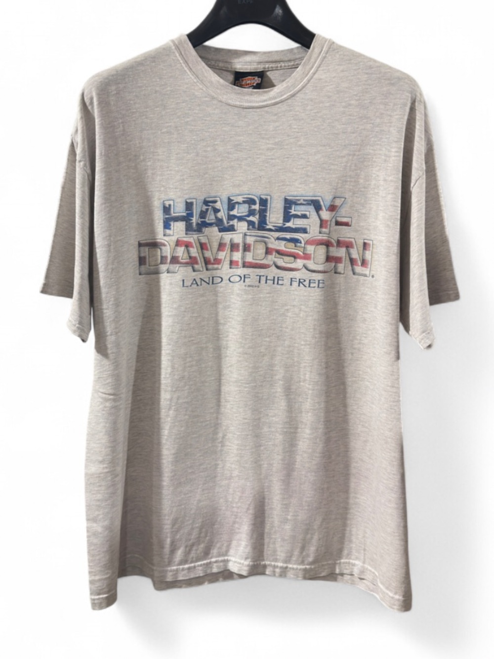 VTG 2002 Harley-Davidson Mile High Colorado Patriotic Graphic T-shirt Size XL